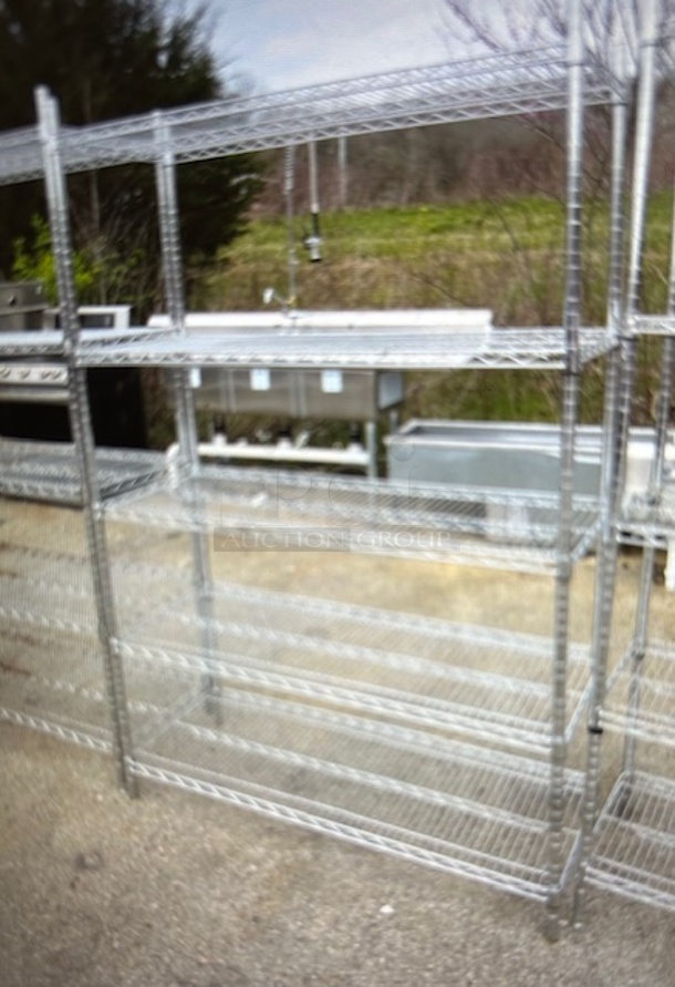 One Metro Shelf With 5 Shelves. 48X18X73 - Image 1 of 1