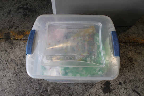 ALL ONE MONEY! Lot of Various Items Including Bags In Clear Bin. - Image 2 of 4