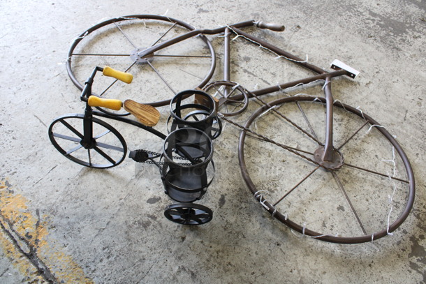 2 Metal Bicycle Decorations. 11x16x12, 47x3x32. 2 Times Your Bid! - Image 4 of 4