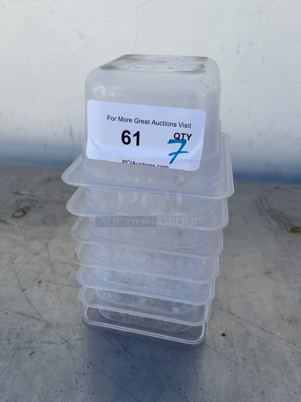 Nice! Commercial Plastic Food Grade Containers NSF 1/4 Size