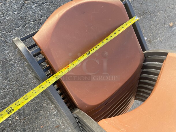 Clean! Heavy Duty Fiber Glass Chairs With Metal Frame NSF - Image 6 of 8