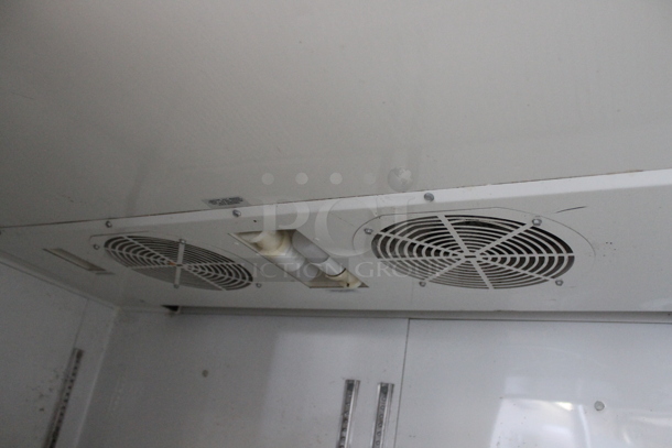 2015 True TG2R-2S Stainless Steel Commercial 2 Door Reach In Cooler w/ Poly Coated Racks on Commercial Casters. 115 Volts, 1 Phase. Tested and Working! - Image 8 of 9