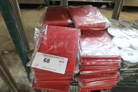 ALL ONE MONEY! Lot of BRAND NEW Red Material