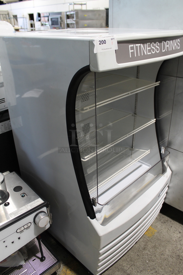 Beverage Air BZ13-1-W Metal Commercial Grab N Go Merchandiser w/ Poly Coated Racks. 115 Volts, 1 Phase. Tested and Working! - Image 5 of 5