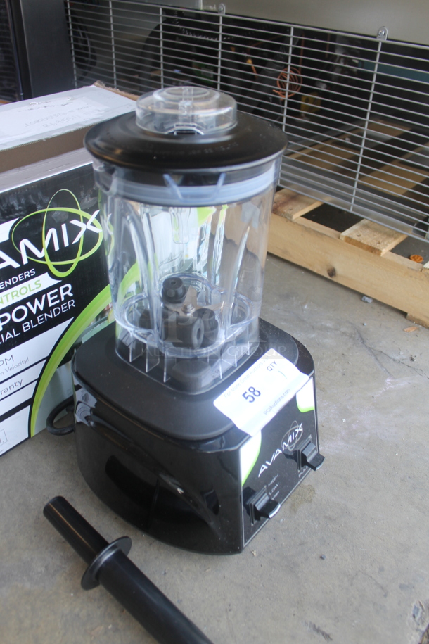 BRAND NEW IN BOX! AvaMix 928BX1000T Metal Commercial Countertop 3 1/2 hp Blender with Toggle Control and 48 oz. Container. 120 Volts, 1 Phase. Tested and Working! - Image 2 of 6