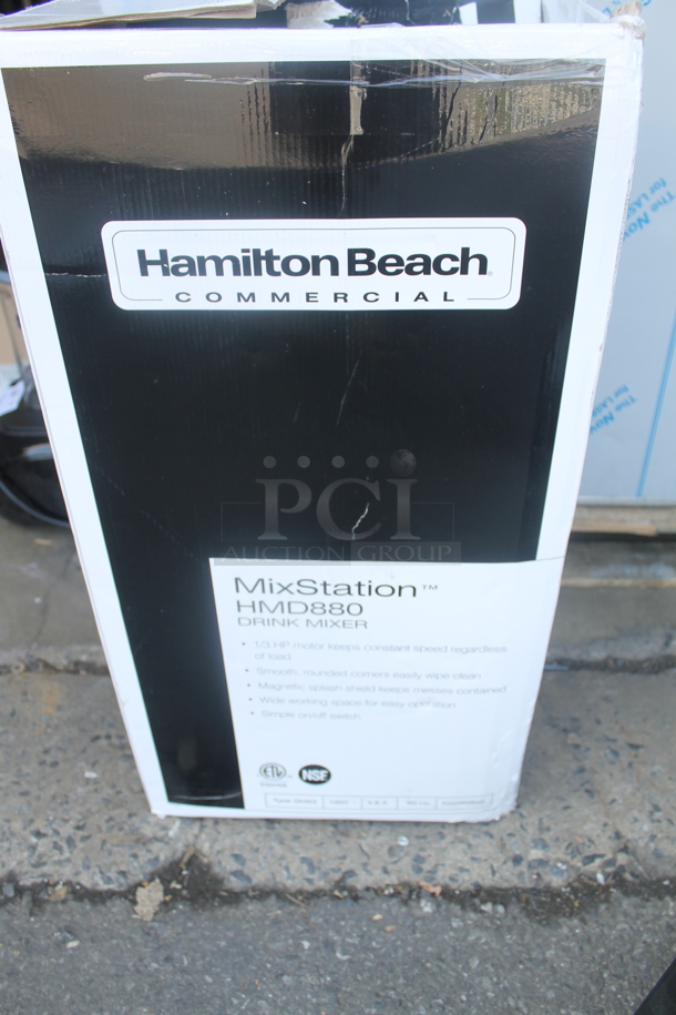 LIKE NEW! Hamilton Beach HMD880 MixStation Heavy-Duty Drink Mixer with 1/3 HP Induction Motor. 120 Volts, 1 Phase. Unit Has Only Been Used a Few Times! 
 Tested and Working! - Image 8 of 8