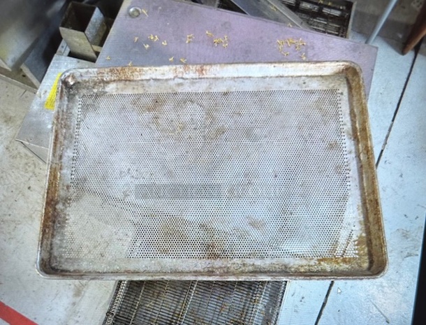 One Full Size Perforated Sheet Pan. - Item #1114009