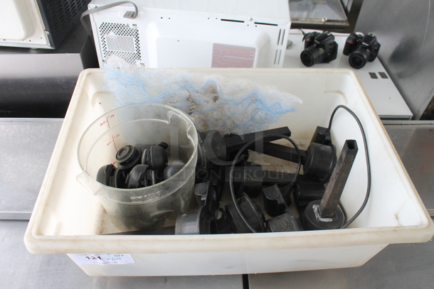 ALL ONE MONEY! Lot of Various Items Including Cream Pitcher Lids. - Image 1 of 4