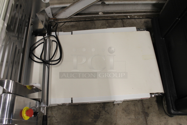 BRAND NEW SCRATCH AND DENT! Estella 34SDSC67 Commercial Stainless Steel Electric Countertop Dough Sheeter On Black Feet. 110V. Tested and Working! - Image 3 of 12