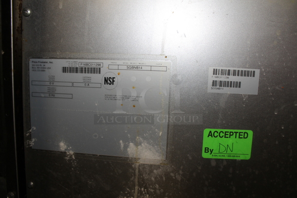 2016 Pitco Frialator SGBNB14 Stainless Steel Commercial Floor Style Natural Gas Powered Dumping Station w/ Warming Strip.  - Image 4 of 5
