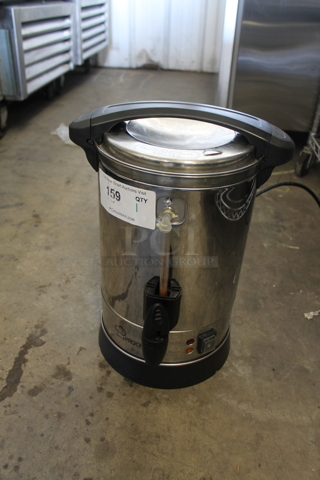 Prochef PU35 Stainless Steel Electric Boiler. 120 Volts, 1 Phase. 