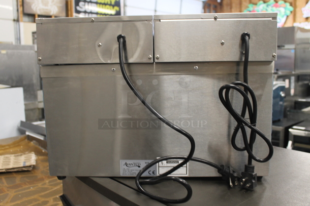 BRAND NEW SCRATCH AND DENT! Avantco Commercial Stainless Steel Electric Countertop Dual Tank Fryer With 2 Fryer Baskets. 250 Volts, 1 Phase. Tested And Working!  - Image 7 of 8