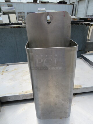 One Stainless Steel Cap Catcher. 5X4X13