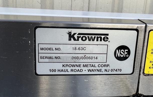 Krowne Three Compartment Bar Sink (18-63C)
with Silver Series 18" Blender Dump Sink Add On (18-18BD) - Image 4 of 5