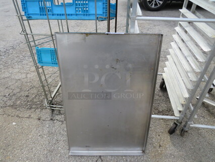 One 36X24 Stainless Steel Top.