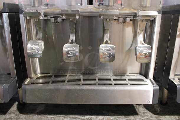 2018 Crathco Model CS-4E/2D/3D-16 Stainless Steel Commercial Countertop 4 Hopper Refrigerated Drink Machine. 120 Volts, 1 Phase. 21x18x28. Tested and Working! - Image 3 of 8