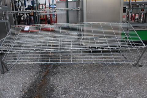 Chrome Finish 2 Tier Shelf. 59x18x21