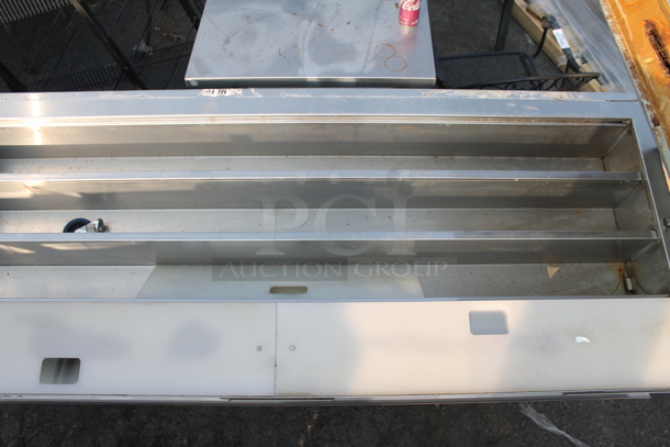 Duke SUB-CP-TC86 Commercial Stainless Steel Cold Food Bar With Commercial Casters. 120V, 1 Phase.  - Image 2 of 11