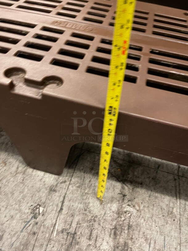 Cambro  48 in X 21 in X 12 in Stationary Dunnage Rack w/ 3000 lb Capacity, Polymer NSF Great For Food Storage  - Image 6 of 6