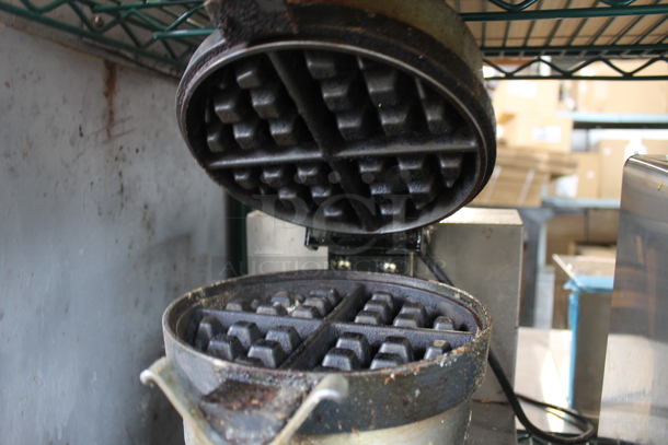 Carnival King 382WBM13 Stainless Steel Commercial Countertop Waffle Cone Press. 120 Volts, 1 Phase. Tested and Working! - Image 4 of 8