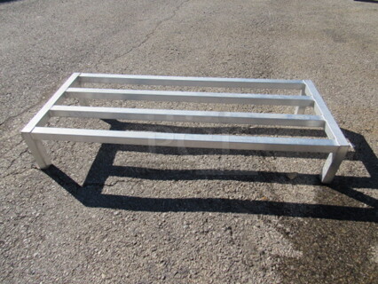 One 60X20X8 Aluminum Dunnage Rack.