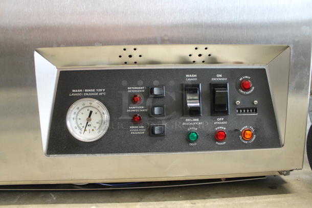 LIKE NEW! 2022 Noble Warewashing Wareforce UL-30 Energy Efficient Stainless Steel Commercial High Temperature Hi Temp Undercounter Dishwasher. 115 Volts, 1 Phase. Unit Has Only Been Used a Few Times! Tested and Working! - Image 4 of 8