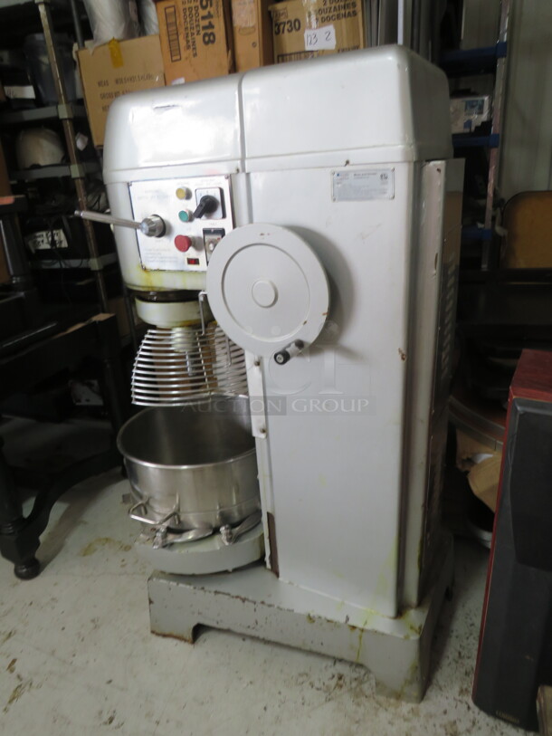 One Eurodib 60 Quart Dough Mixer With Bowl. Model# M60A. 220 Volt 3 Phase.  - Image 3 of 5