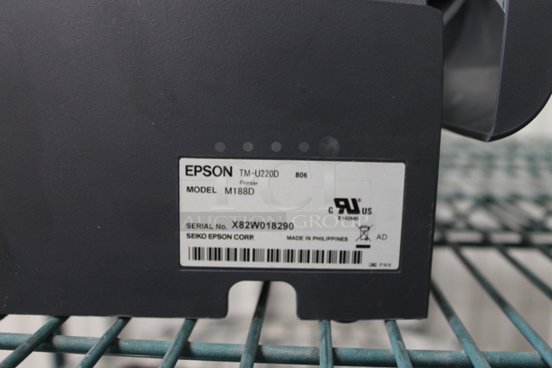 BRAND NEW! Epson M188D Countertop Receipt Printer. - Image 3 of 7