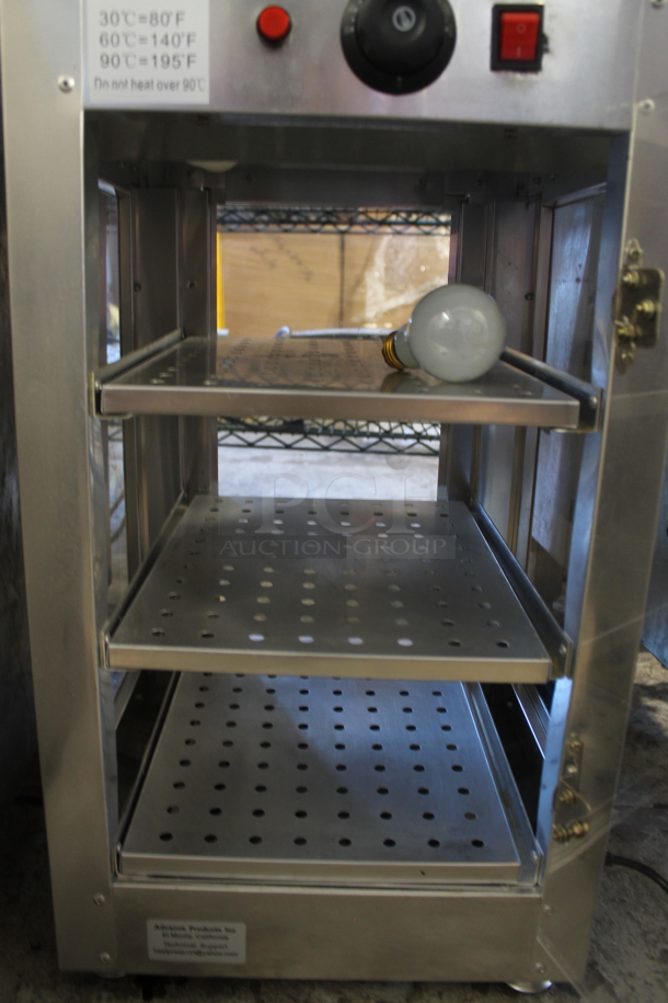 Metal Countertop Warming Display Merchandiser. Tested and Working! - Image 3 of 4