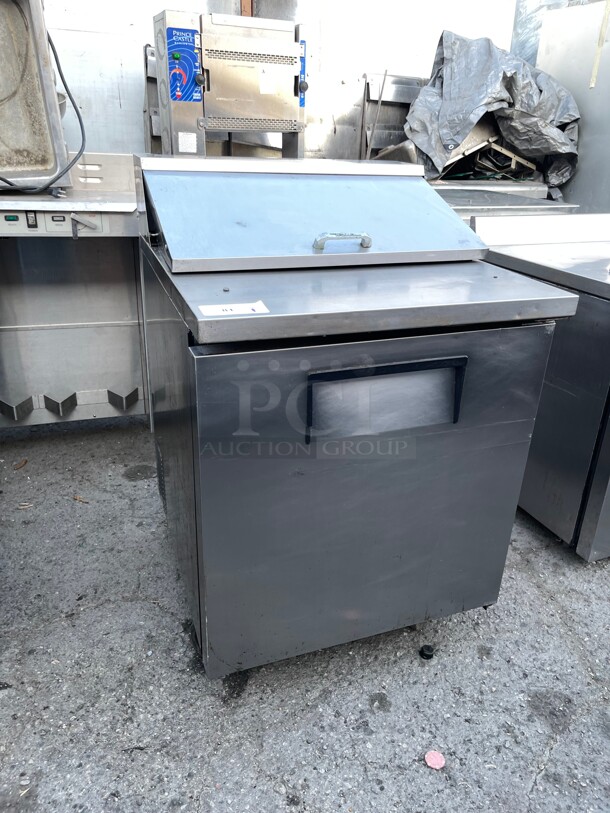Nice! True TSSU-27 Refrigerated Prep Table NSF 115 Volt Tested and Working! - Image 1 of 8