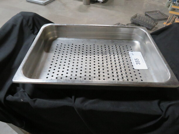 18.5X12X2.5 Perforated Hotel Pan.