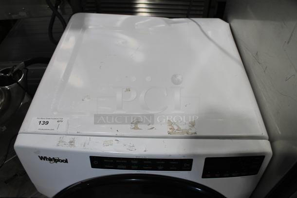 BRAND NEW SCRATCH AND DENT! Whirlpool WGD5605MW0 Metal Natural Gas Powered Front Load Dryer. 20,000 BTU. - Image 2 of 11