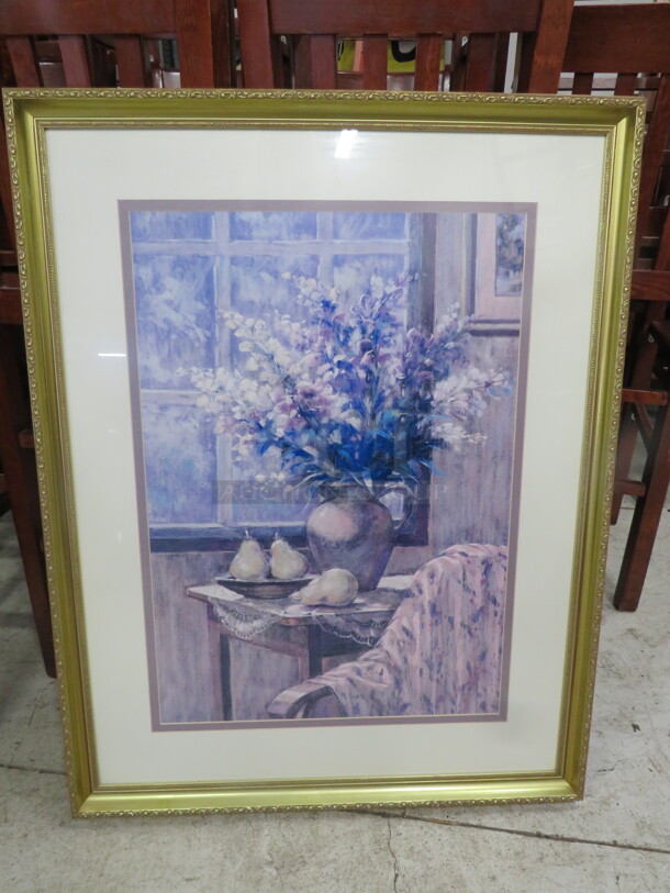 One 30X40 Beautiful Framed Matted Picture.