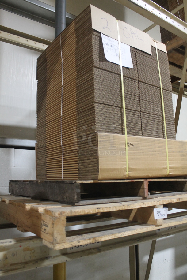 ALL ONE MONEY! Two PALLET LOT Including BRAND NEW Cardboard Boxes. BUYER MUST REMOVE. - Image 2 of 3