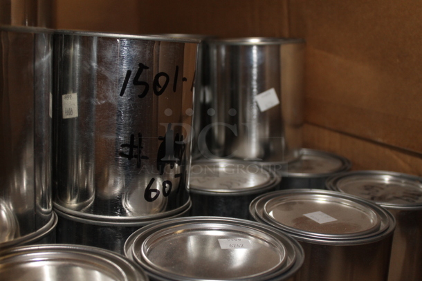 ALL ONE MONEY! FOUR PALLET LOT Including Metal Tins of Pour Plug. BUYER MUST REMOVE. - Image 5 of 6