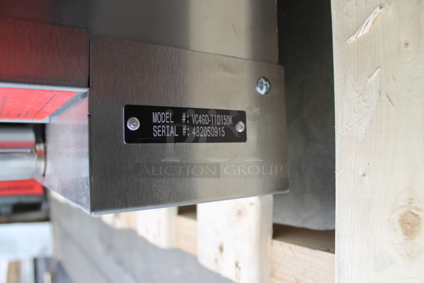 2 BRAND NEW SCRATCH AND DENT! Vulcan VC4GD-11D150K ENERGY STAR Stainless Steel Commercial Natural Gas Powered Full Size Convection Oven w/ View Through Doors, Metal Oven Racks and Thermostatic Controls. 2 Times Your Bid!
 - Image 12 of 12