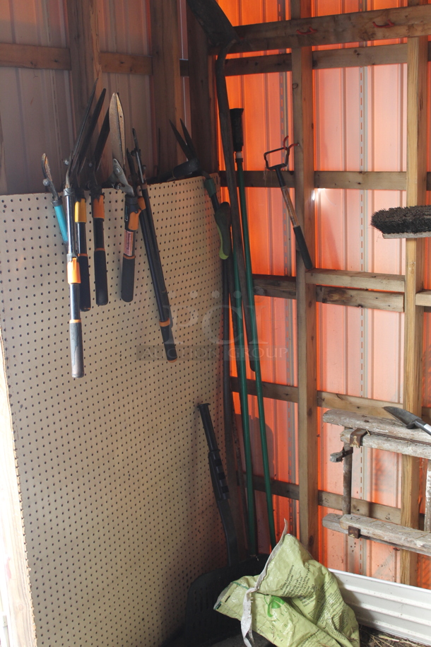 ALL ONE MONEY! Shed Lot of Various Contents Including Pressure Washer, Yard Tools and Cleaner. Does Not Include Lawn Mower w/ Trailer. BUYER MUST REMOVE. (shed #3) - Image 8 of 11