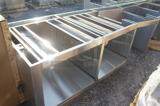 BRAND NEW! Stainless Steel Counter Frame w/ Under Shelf.