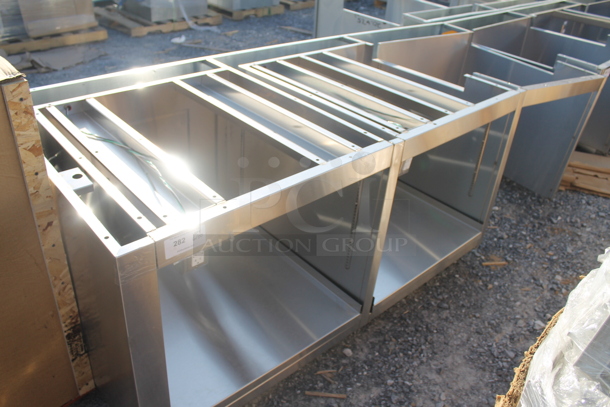 BRAND NEW! Stainless Steel Counter Frame w/ Under Shelf. - Image 1 of 8