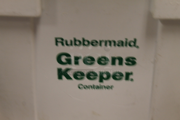 2 White Poly Trash Cans w/ 2 Lids and 1 Dolly. 2 Times Your Bid! (kitchen) - Image 3 of 4