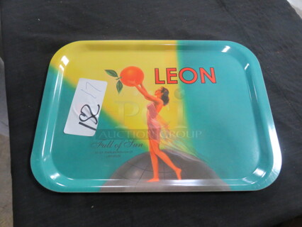 NEW 15X10.5 Leon Tray. 17XBID