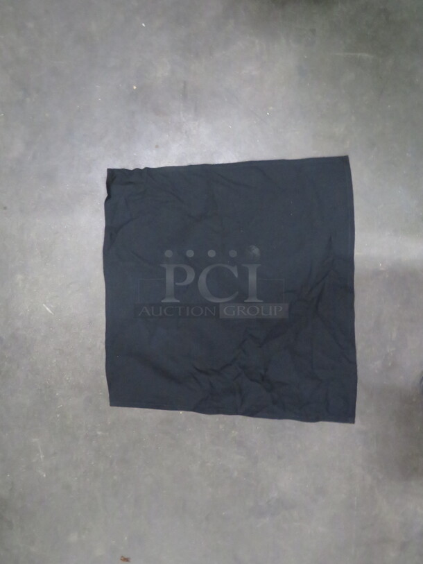 One Lot Of 50 Black Cloth Napkins. 19X19 - Image 1 of 1