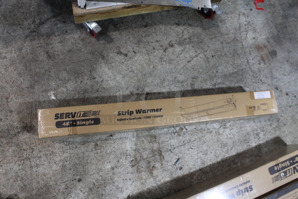 BRAND NEW! ServIt 423SWI48CP Stainless Steel Commercial 48" High Wattage Strip Warmer with Infinite Controls. 120 Volts, 1 Phase. - Image 2 of 3