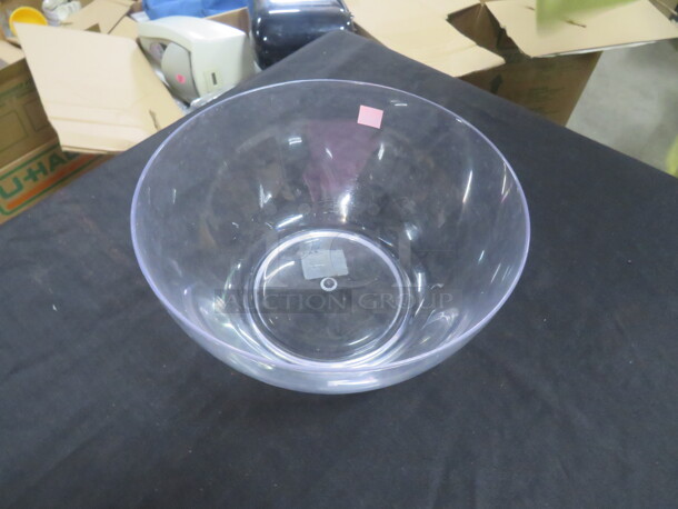 10X5 Clear Poly Bowl. 4XBID - Image 1 of 1