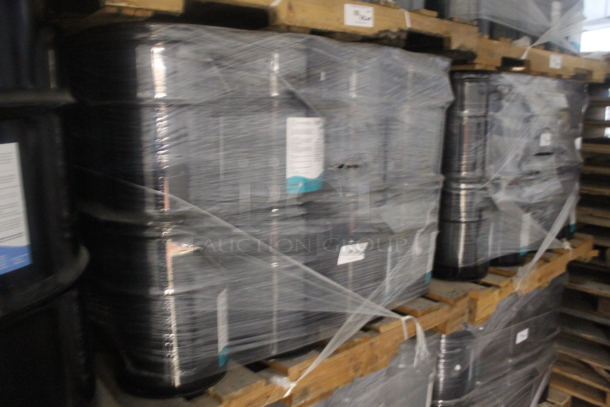 ALL ONE MONEY! PALLET LOT OF 24 Gray Barrels of Moisture Cure Liquid Rubber. BUYER MUST REMOVE. - Image 2 of 4