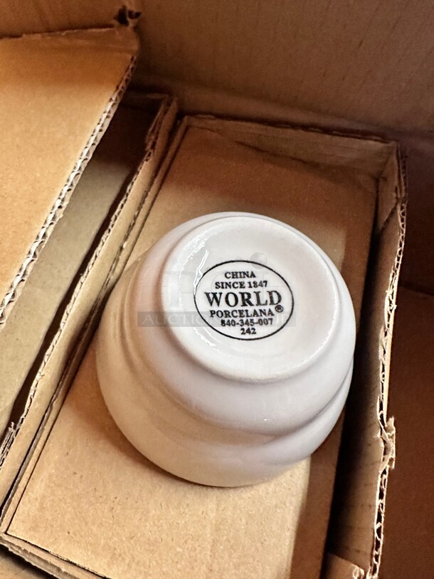 New! World Tableware 840-345-007 Classic Plain Bright White China - Bouillon, 7 oz., 3-7/8 inch Diam. NSF - Image 3 of 5