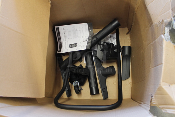 BRAND NEW SCRATCH AND DENT! Lavex 457PRO16GAL Blue and Black Poly Wet Dry Vac Vacuum Cleaner. 120 Volts, 1 Phase. Tested and Working! - Image 5 of 5