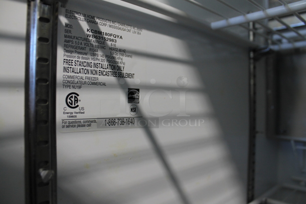 Frigidaire KCBM180FQYA ENERGY STAR Stainless Steel Single Door Reach In Freezer. 115 Volts, 1 Phase. Tested and Working! - Image 4 of 4