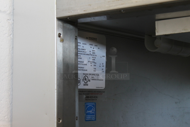 Traulsen G10010 Stainless Steel Commercial Single Door Reach In Cooler. 115 Volts, 1 Phase. Tested and Working! - Image 6 of 7