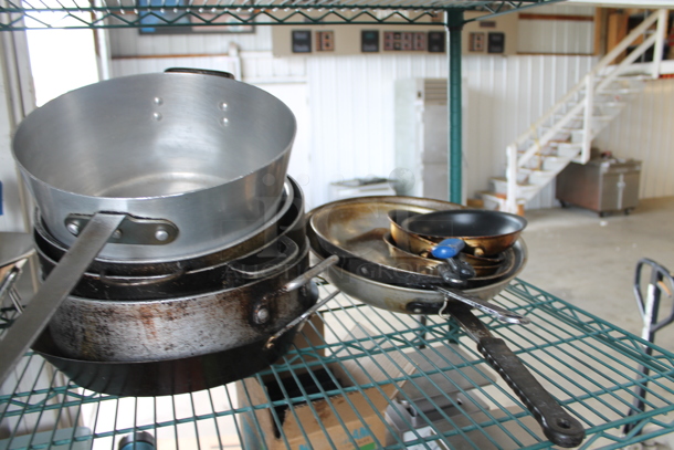ALL ONE MONEY! Lot of 3 Tiers of Various Items Including Taylor Scales, Metal Sauce Pans and Bowl. - Image 5 of 7